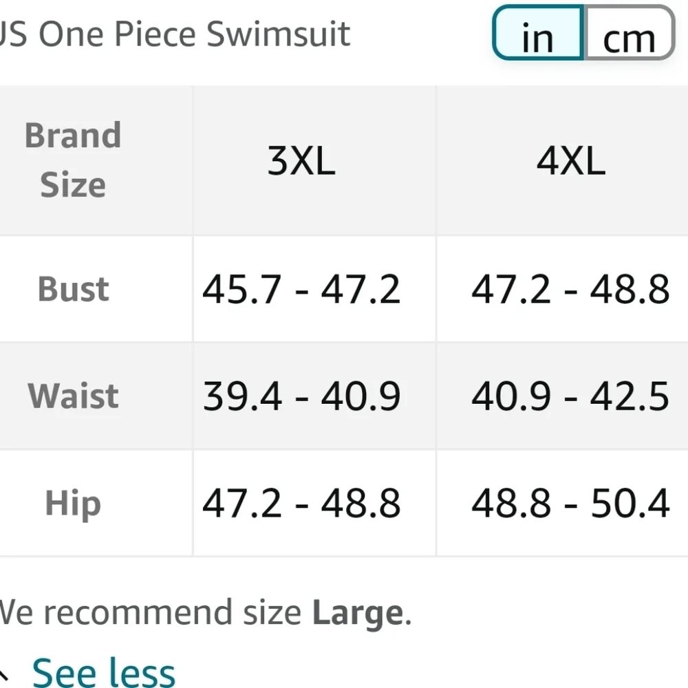 Plus Size One Piece Swimsuit Sexy Plunge Neck SZ 4XL black NWOT‎